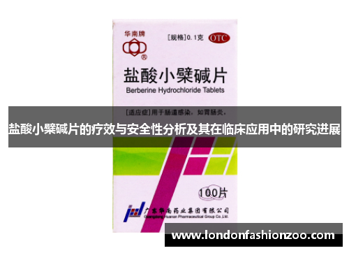 盐酸小檗碱片的疗效与安全性分析及其在临床应用中的研究进展